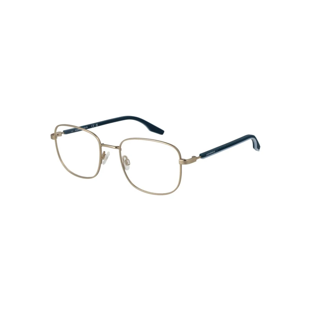 Converse Unisex Yellow Gold Square Optical Frames With Rubber - Glasses - One Size - Accessories