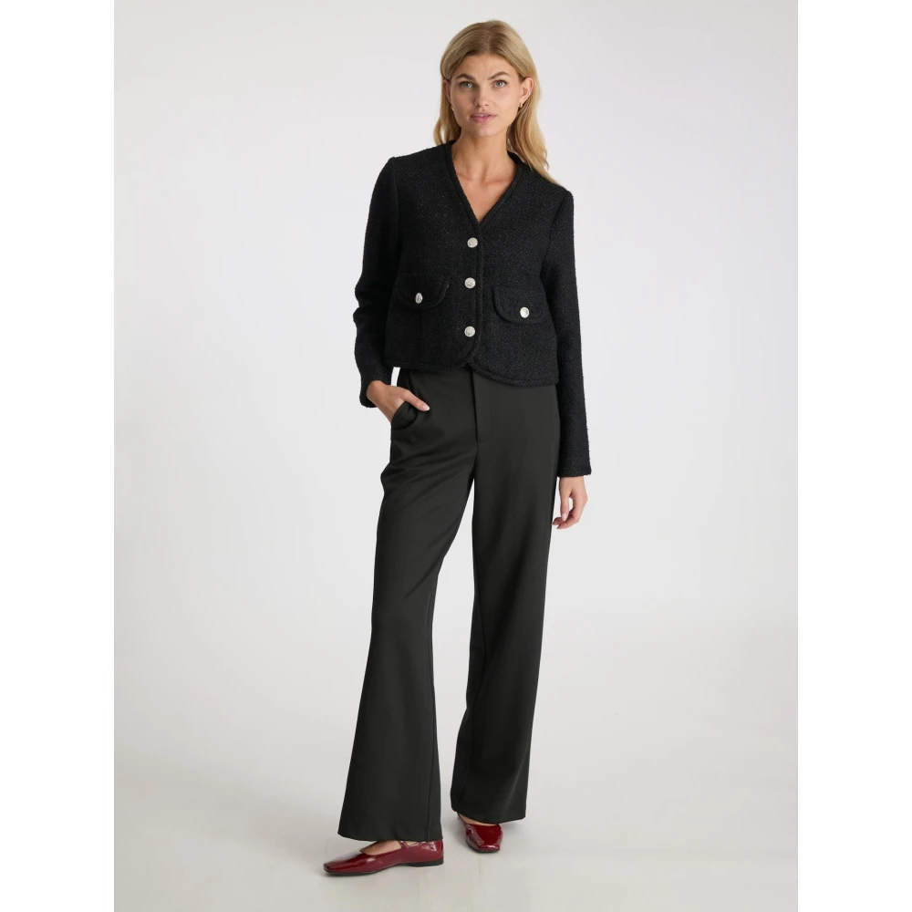 NEO NOIR Boucle Jacket Zwart Black Dames