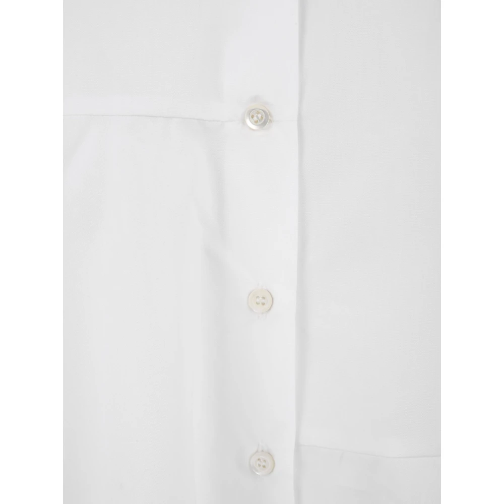 Aspesi Witte Damesoverhemd Model 5420 White Dames