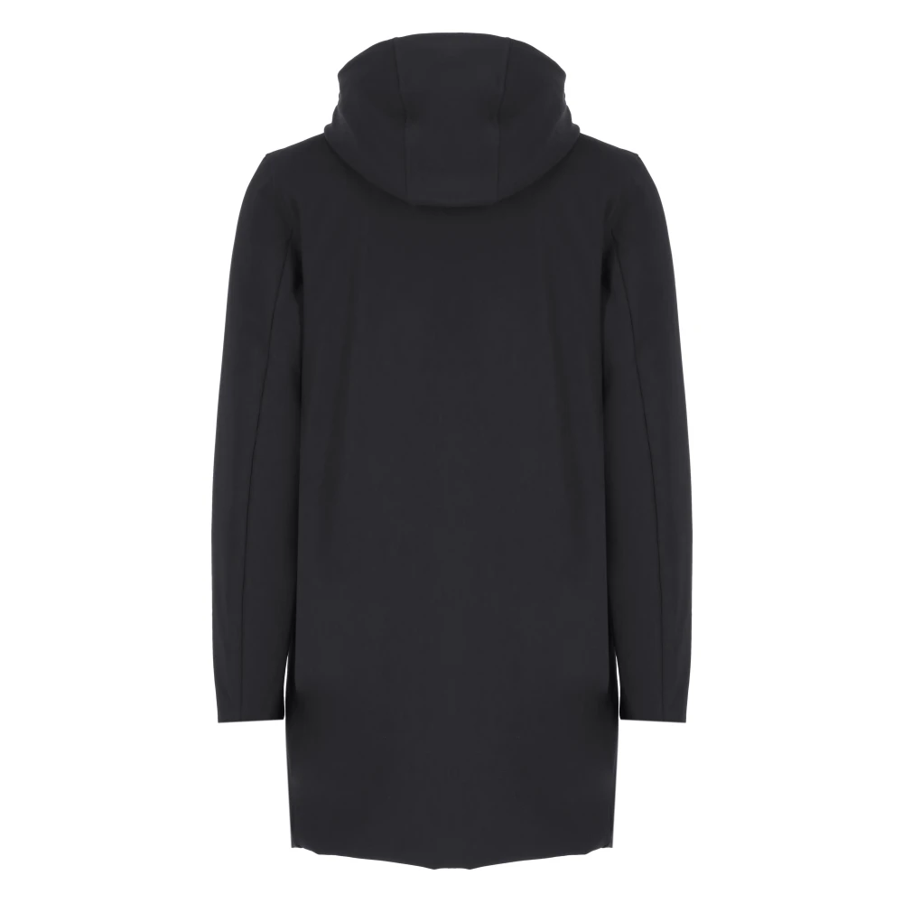 RRD Zwarte Gewatteerde Jas met Capuchon Black Heren