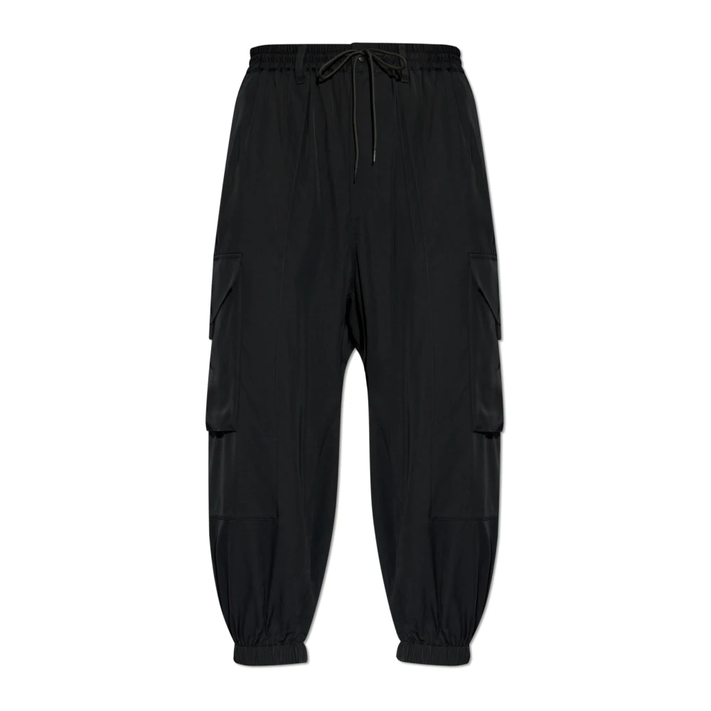 Y-3 Lage broek Black Heren