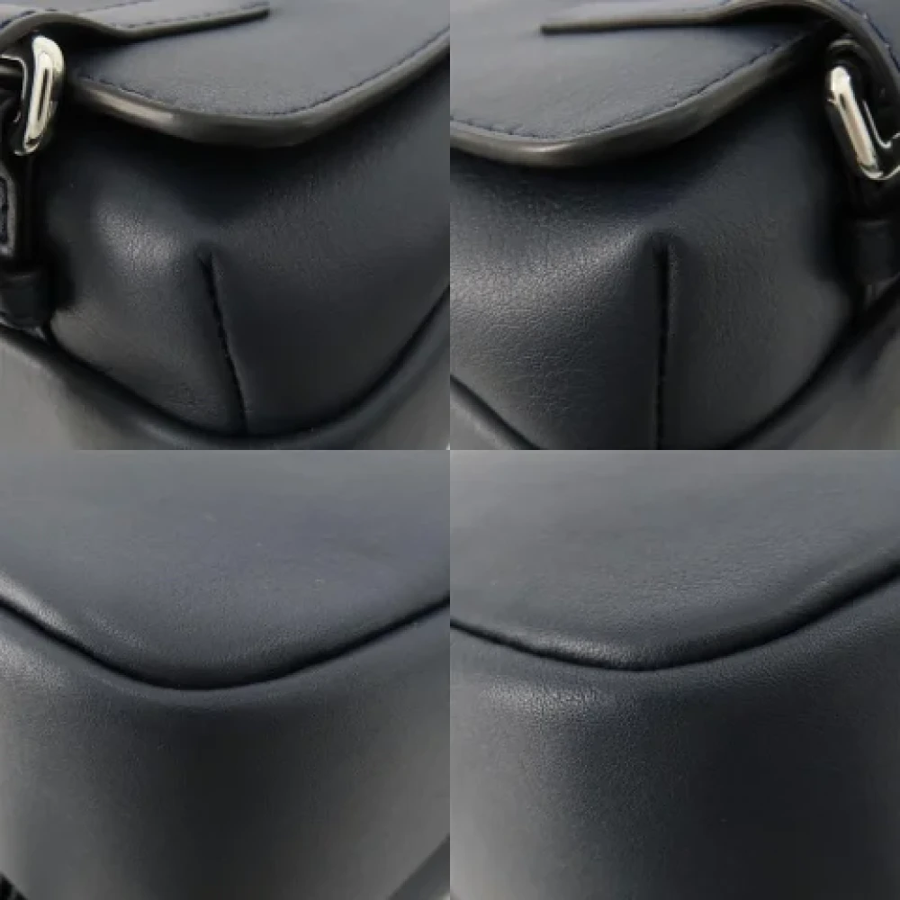 Loewe Pre-owned Leather shoulder-bags Blue Dames