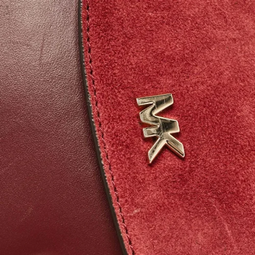 Michael Kors Pre-owned Leather shoulder-bags Red Dames