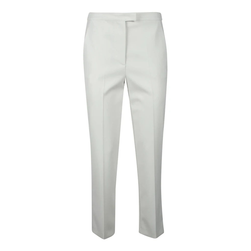 PATRIZIA PEPE Elegante Polyester Elastaan Broek White Dames