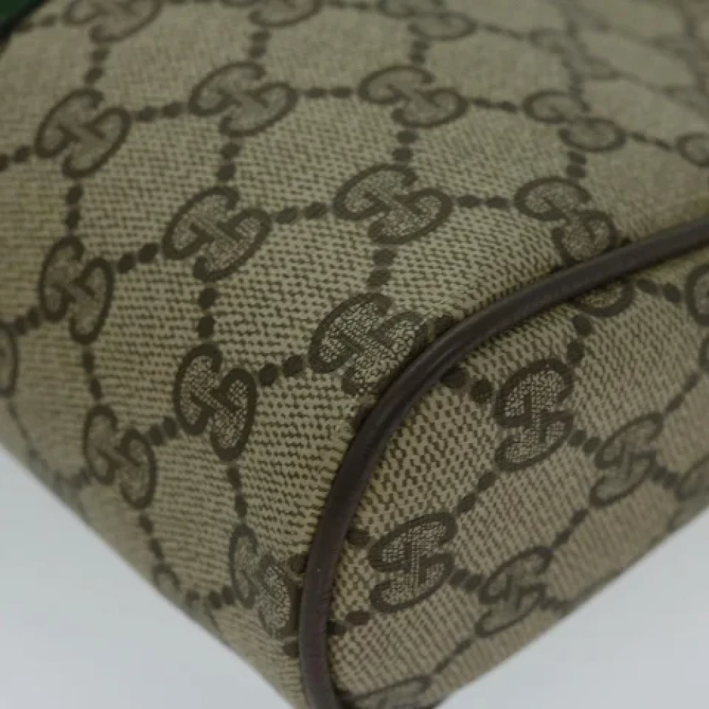 Gucci Vintage Pre-owned Leather clutches Beige Dames