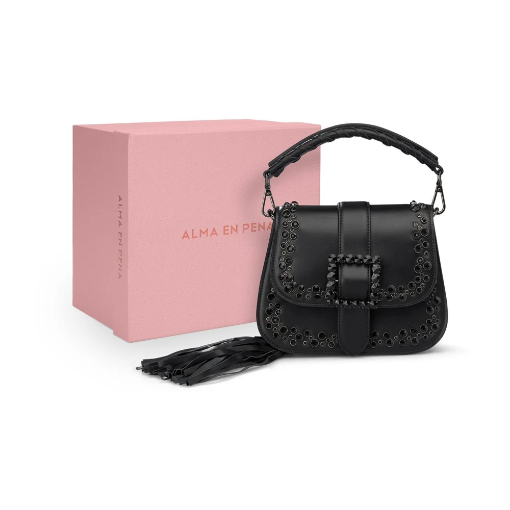 Alma en Pena Strass handtas Black Dames