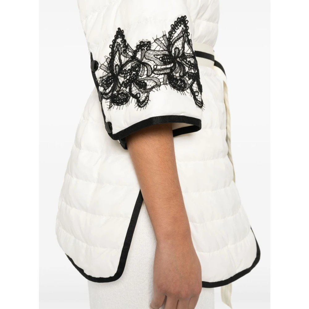 Ermanno Scervino Witte Jassen met Tailleband White Dames