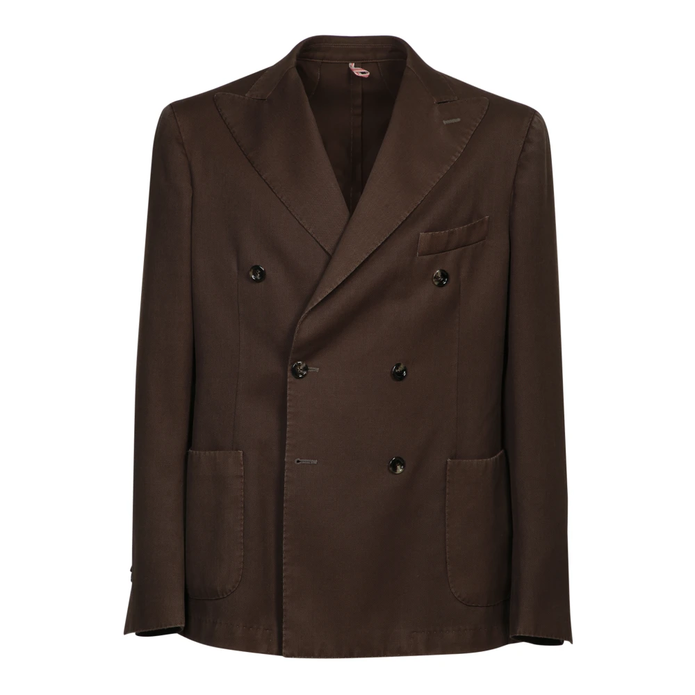 Dell'oglio Brun Blazer Stilfullt Utseende Brown, Herr