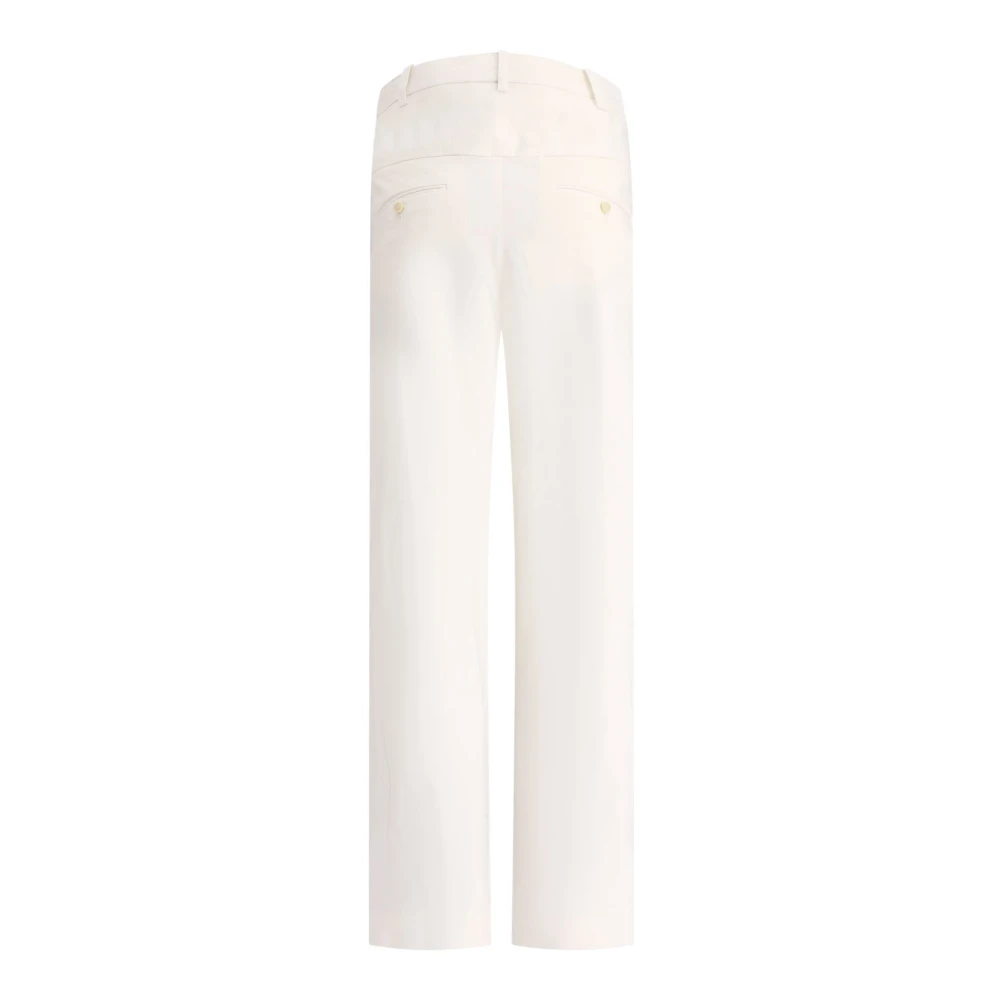 Isabel marant Straight Trousers White Dames