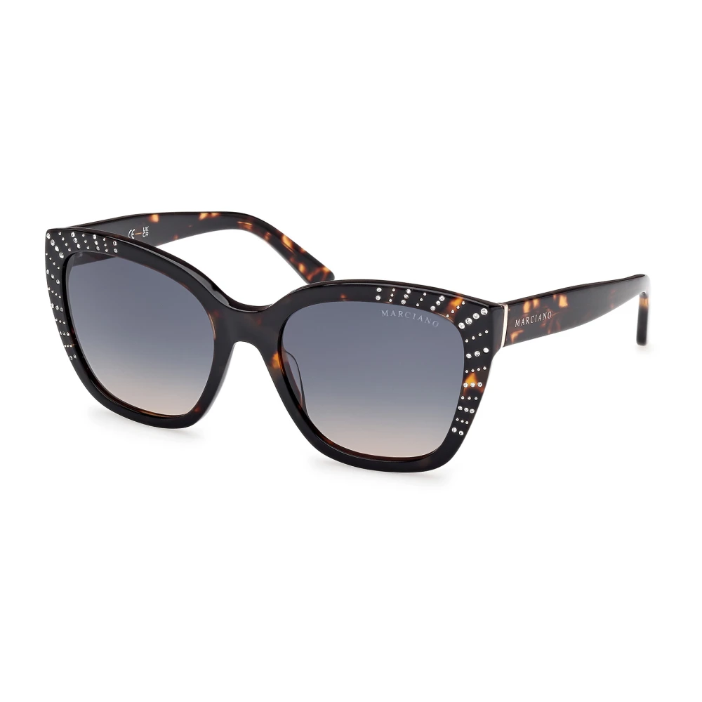 Guess Women's Black Sunglasses, 56 Mm, Stylish Sunglasses Gm00021 In Blue