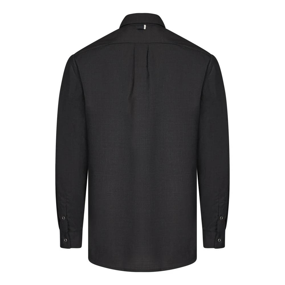 Low Brand Grijze Shirt voor Mannen Aw24 Black Heren