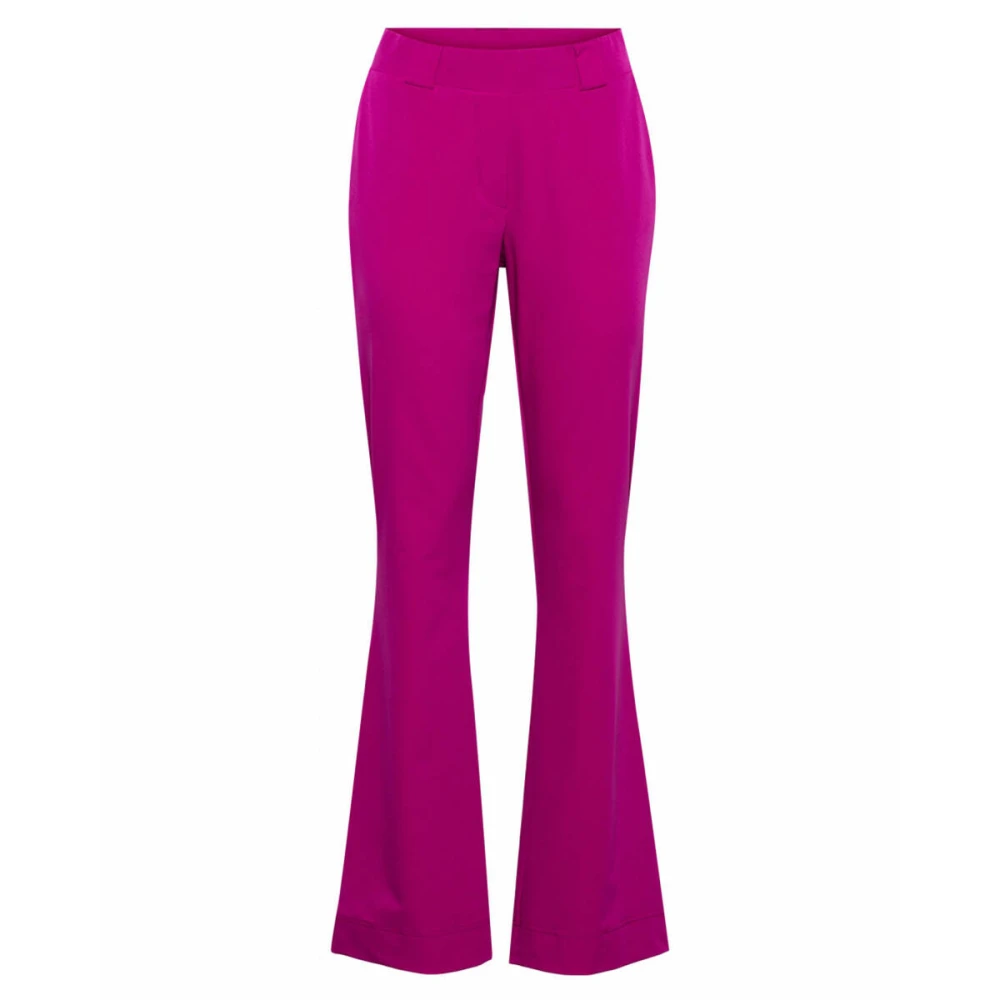 &Co Woman Penelope Flare Travel Broek Pink Dames