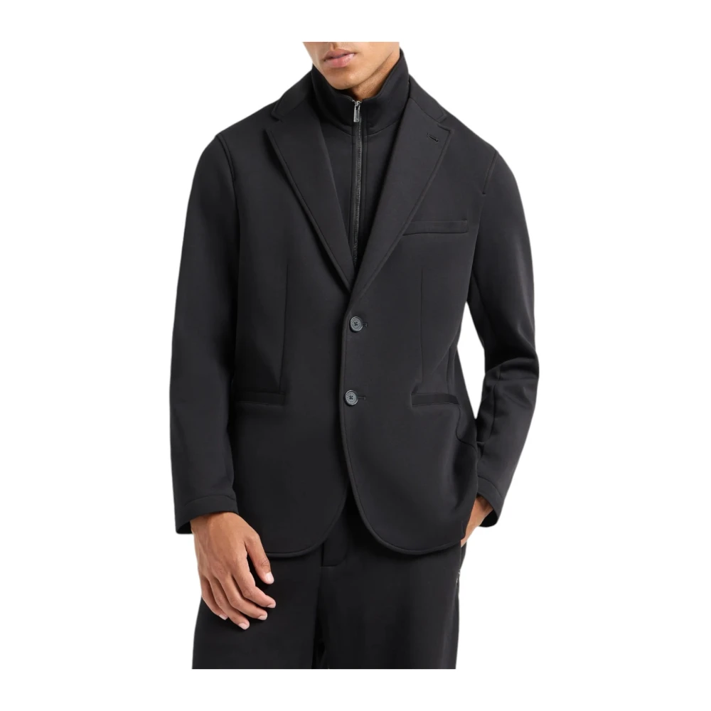 Armani Exchange Zwarte Americana blazer voor heren Black Heren