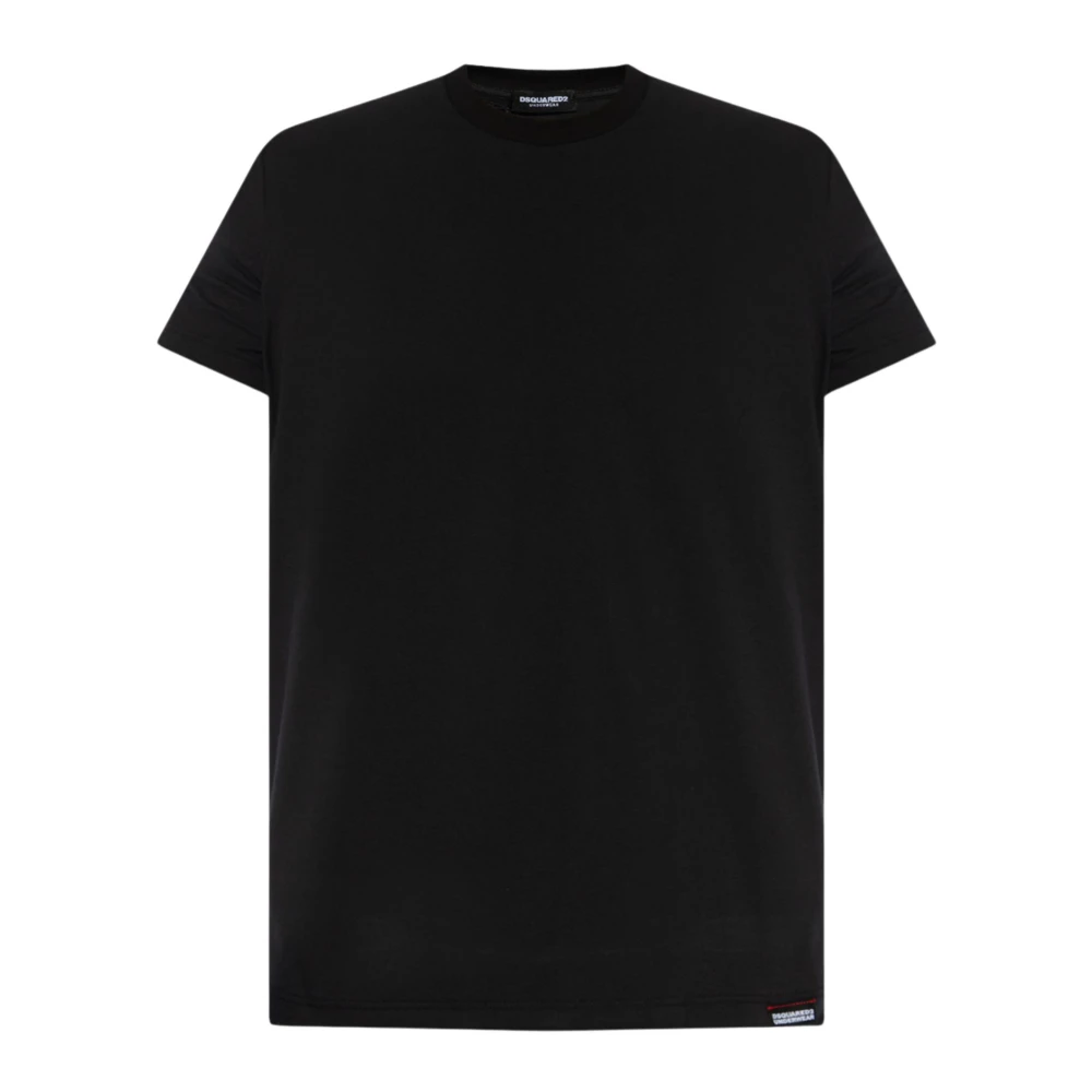 Dsquared2 Zwart T-shirt uit de 'Underwear' collectie Black Heren