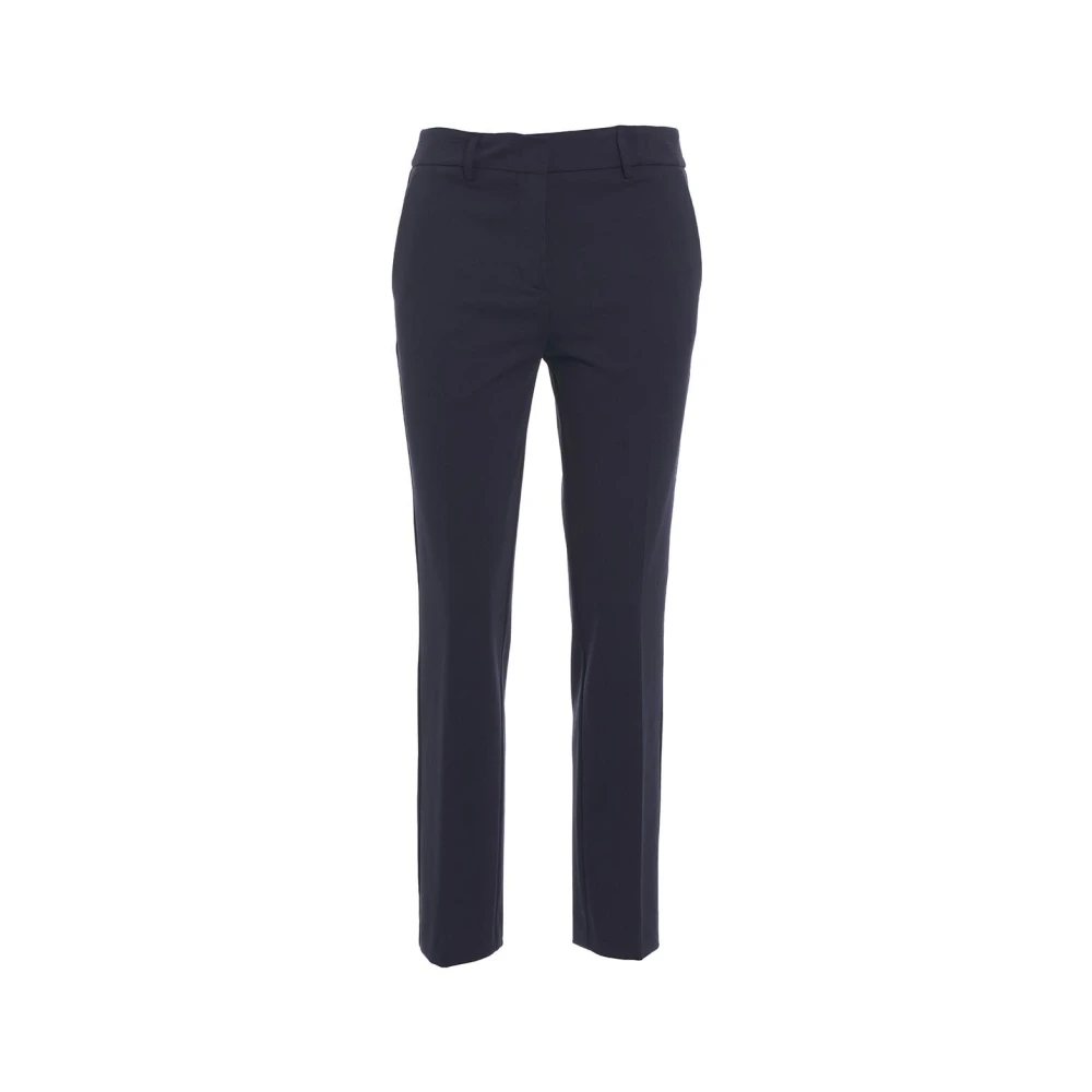 Gender Italiaanse Cropped Chino Blue Dames