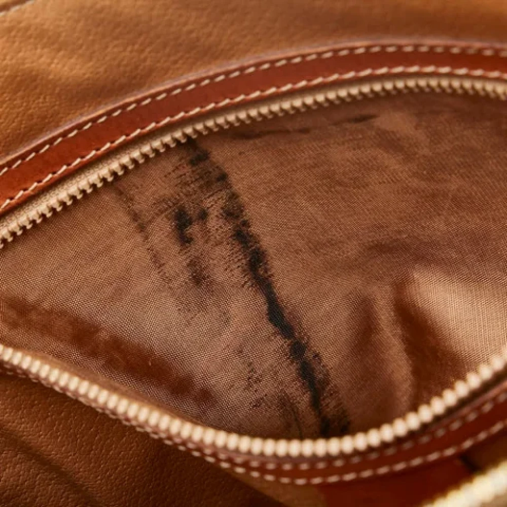 Celine Vintage Pre-owned Leather handbags Brown Dames