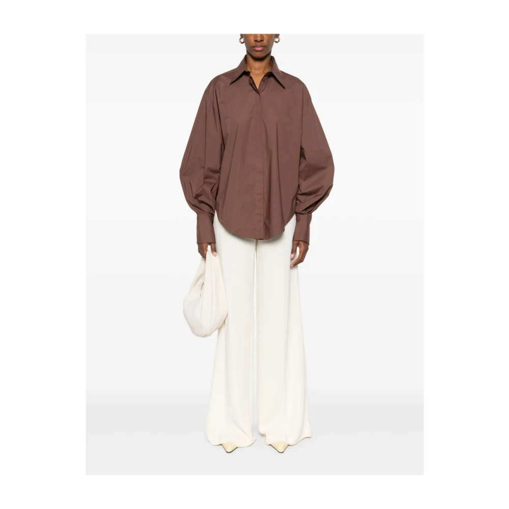 Federica Tosi Bruine Overhemd Collectie Brown Dames