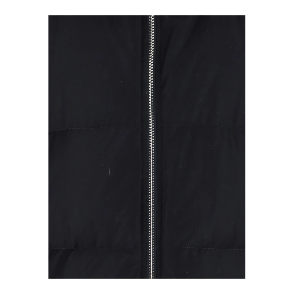 Yves Salomon Bontapplicatie Wollen Blend Gewatteerde Jas Gray Dames
