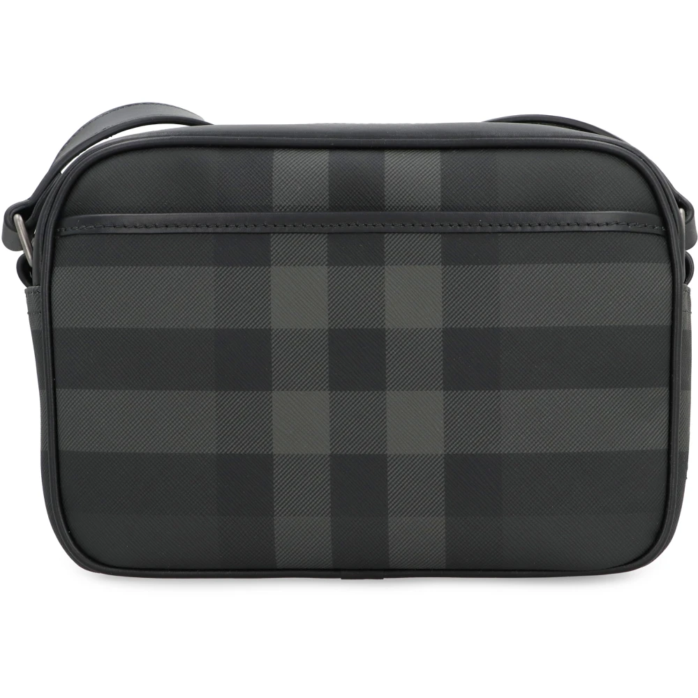 Burberry Ruitmotief crossbody tas Black Heren
