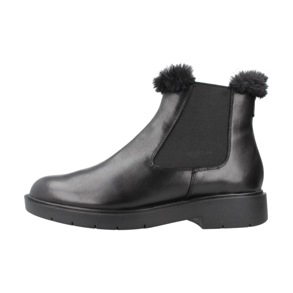 Geox Spherica Chelsea Boots Black, Dam