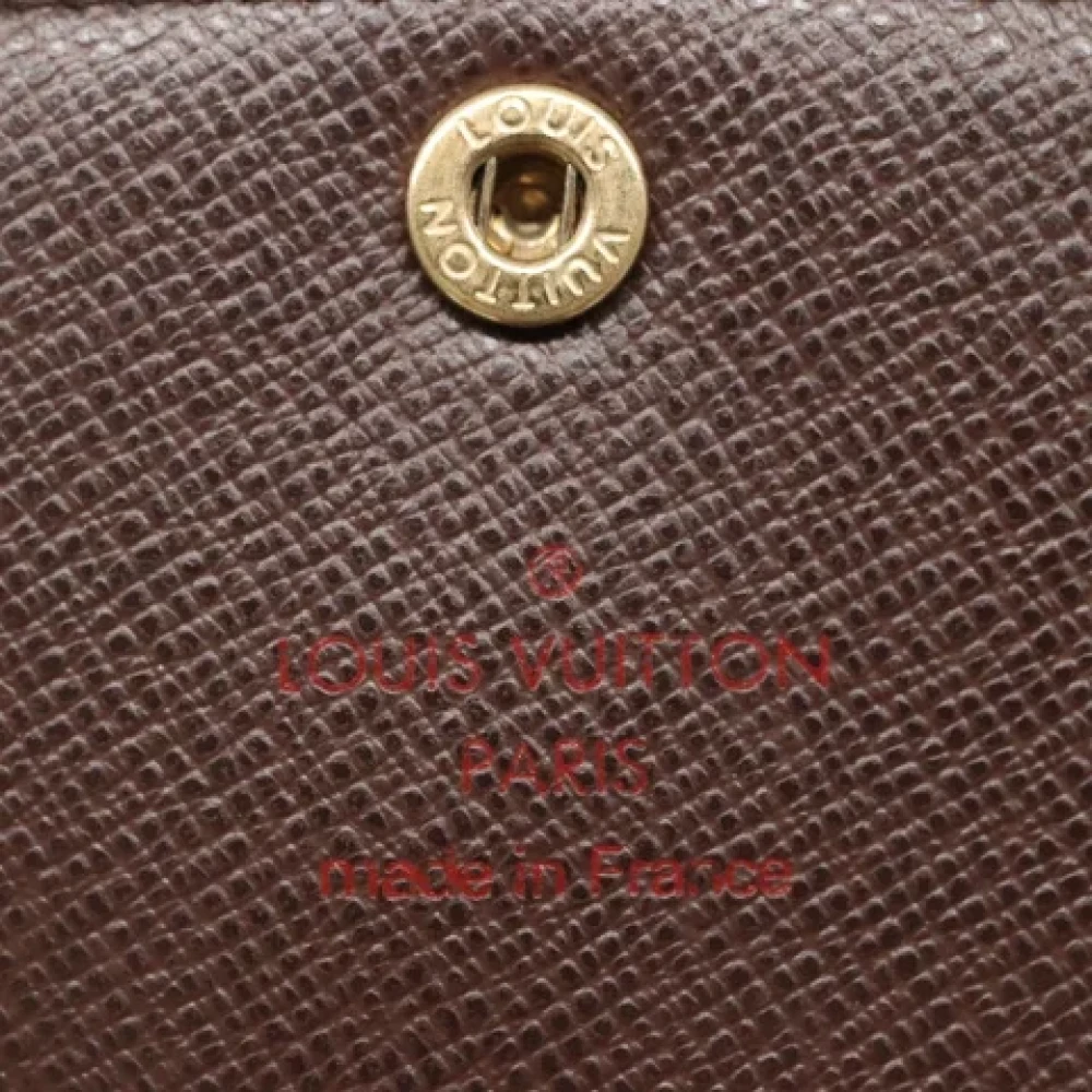 Louis Vuitton Vintage Pre-owned Canvas wallets Brown Dames