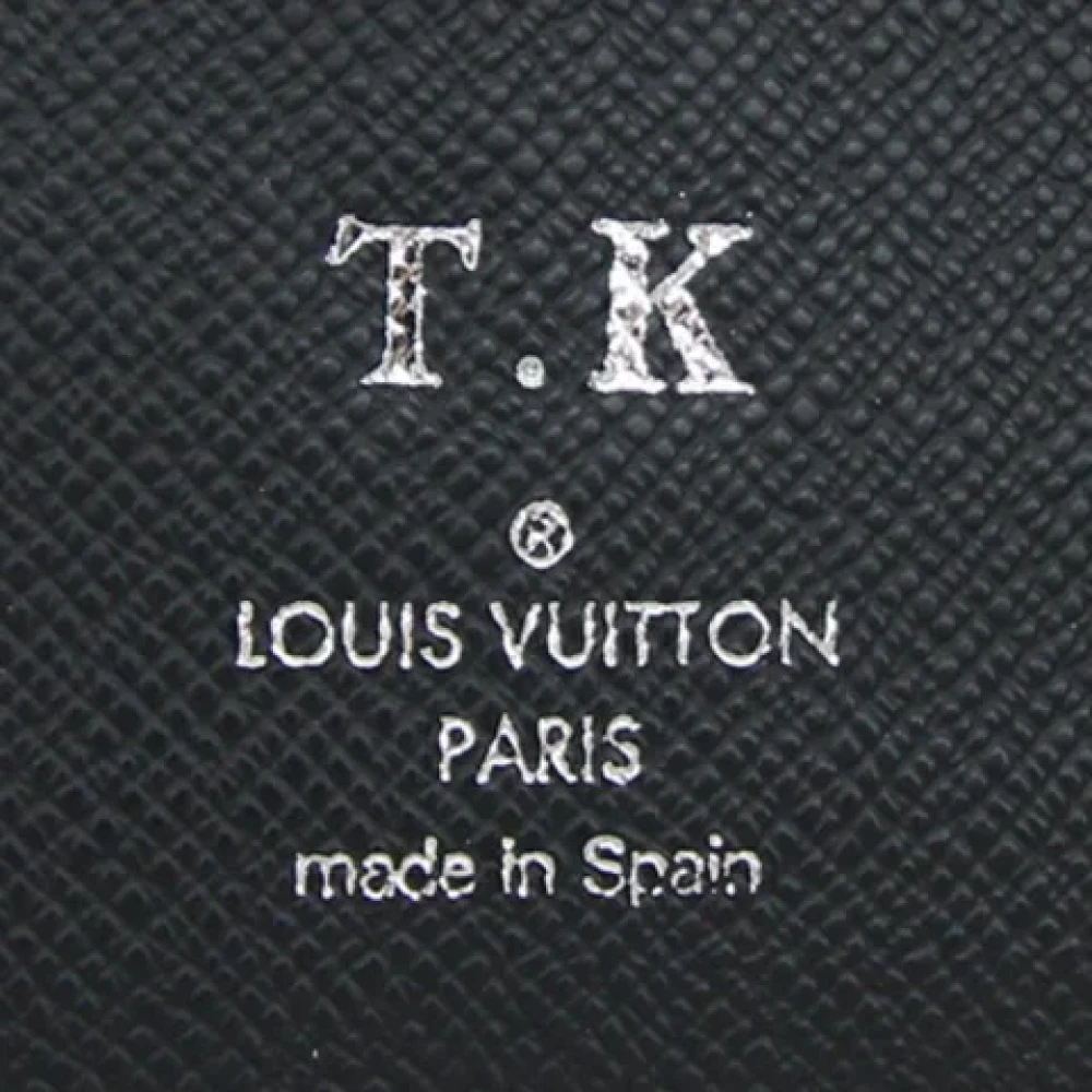 Louis Vuitton Vintage Pre-owned Fabric wallets Black Heren
