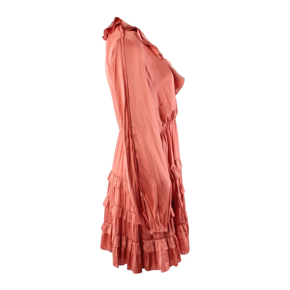 pinko Bruine Jurk Polyester Vrouwen Brown Dames
