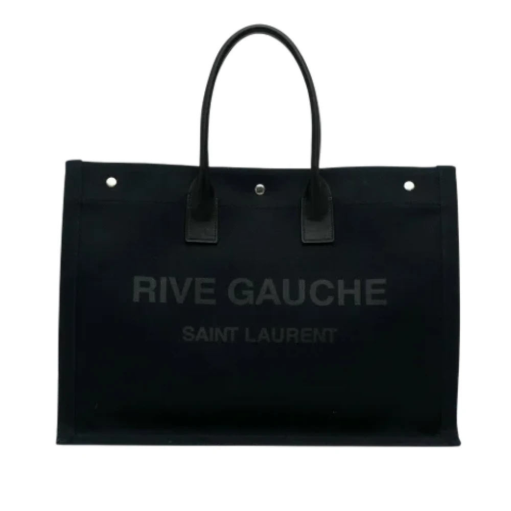 Yves Saint Laurent Vintage Pre-owned Canvas handbags Blue Dames
