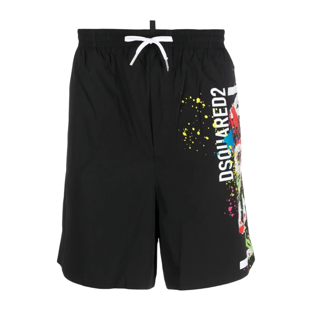 Svart Beachwear Boxer Shorts