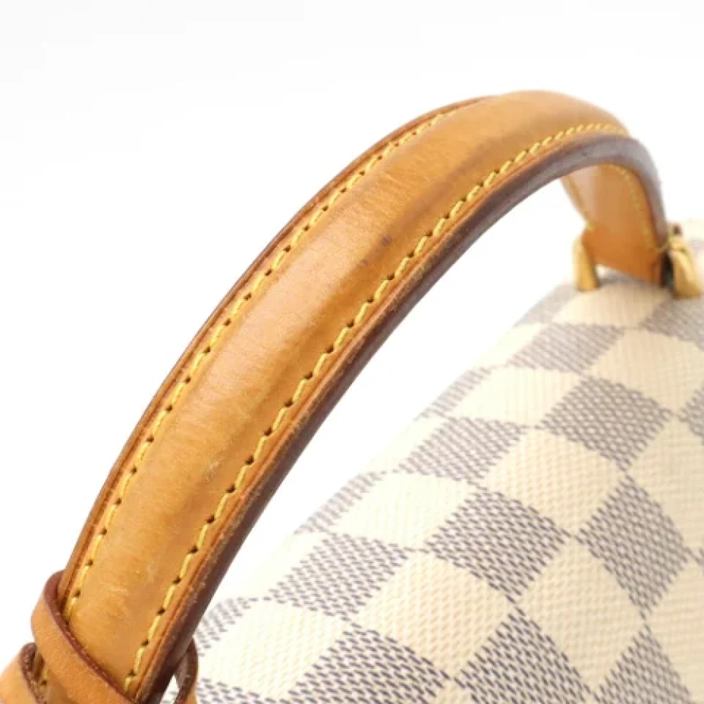 Louis Vuitton Vintage Pre-owned Plastic handbags Beige Dames