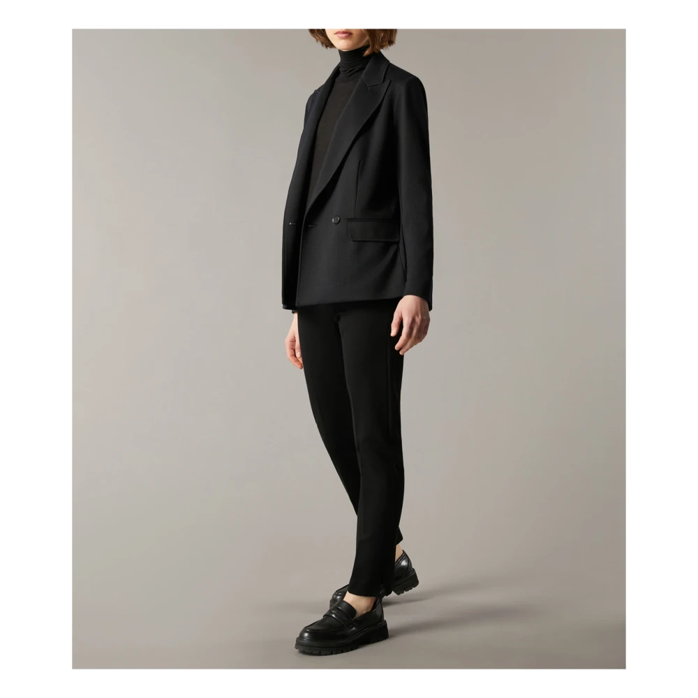 Pennyblack Skinny Jersey Broek Londen Stijl Black Dames