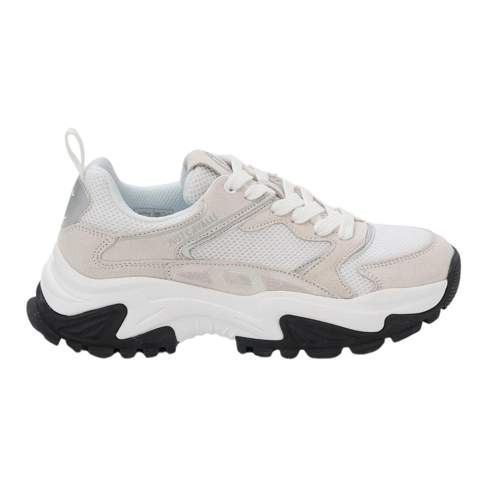 Just Cavalli Sneakers met Suède Details Dames Schoenen Veelkleurig Multicolor