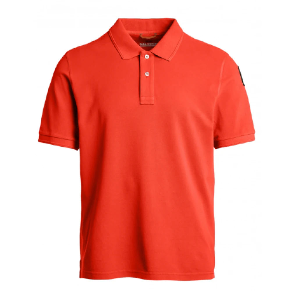 Parajumpers Men's Red Polo Shirts, L, Polo Shirt
