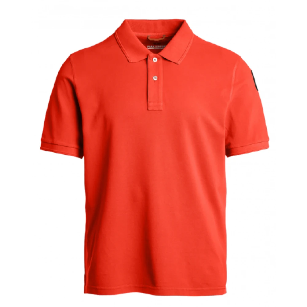 Parajumpers Compact Katoenen Polo Shirt Red Heren