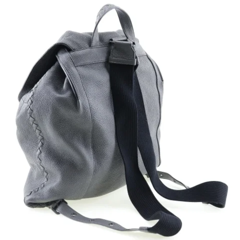 Bottega Veneta Vintage Pre-owned Leather shoulder-bags Gray Dames