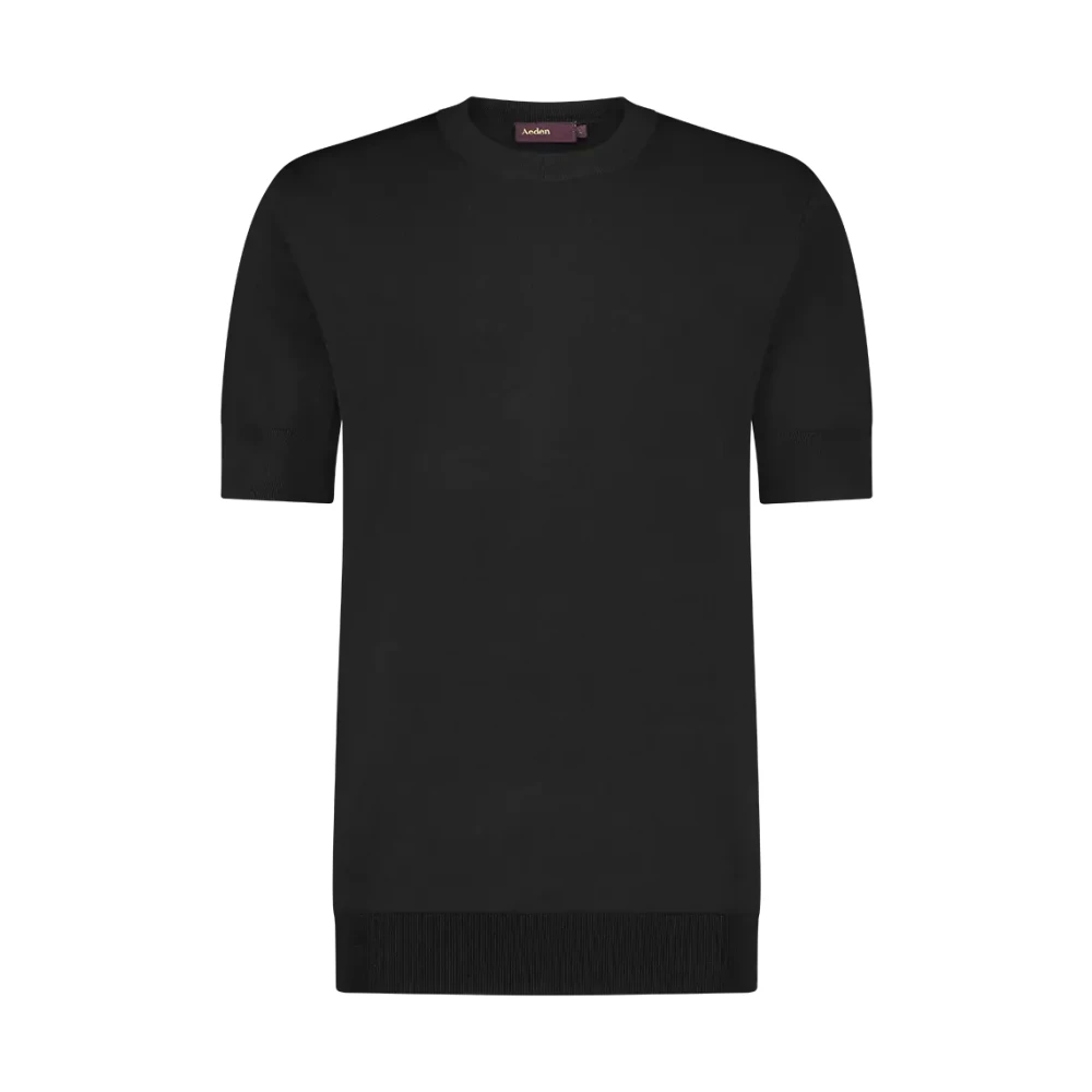 Aeden Zwarte shirt voor Nathano Black Heren