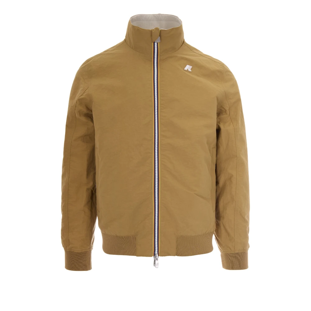 K-Way Hombre Marrón - Chaqueta Bomber Reversible - Jackets - Xl