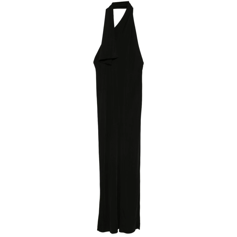 Khaite Zwarte Roza Jurk Black Dames