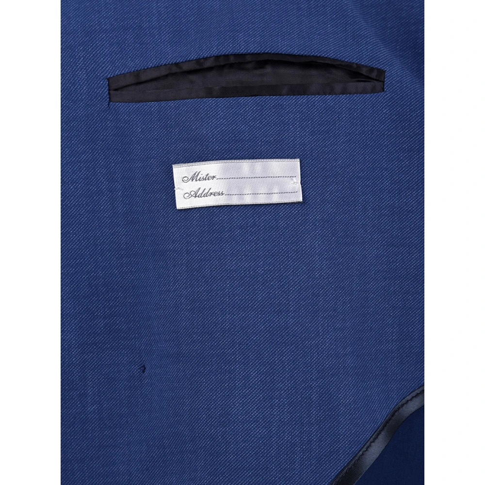 Daniele Alessandrini Blauwe Capri 23 Jas Blue Heren
