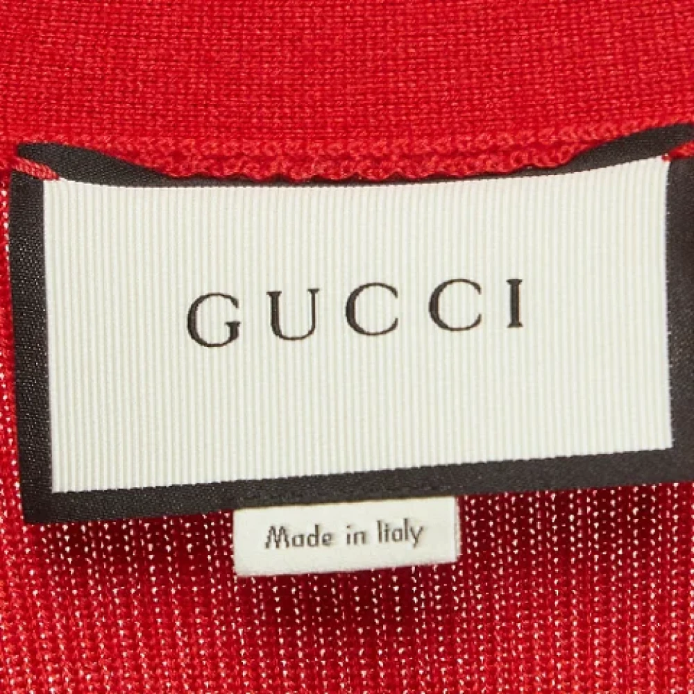 Gucci Vintage Pre-owned Knit tops Red Dames