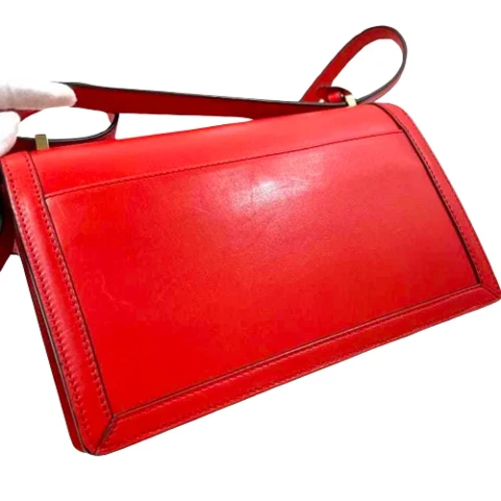 Loewe Pre-owned Leather crossbody-bags Red Dames