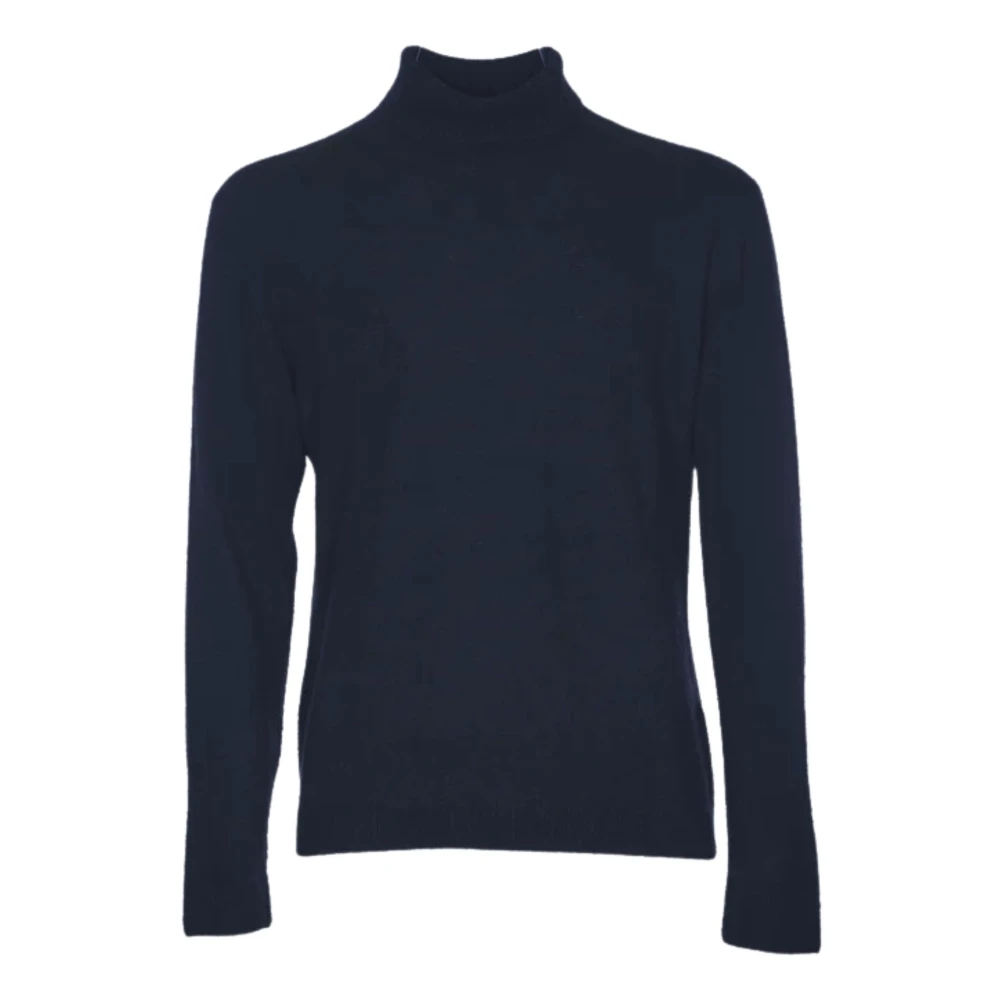 Daniele Fiesoli Blauwe Merinowollen Trui Regular Fit Blue Heren