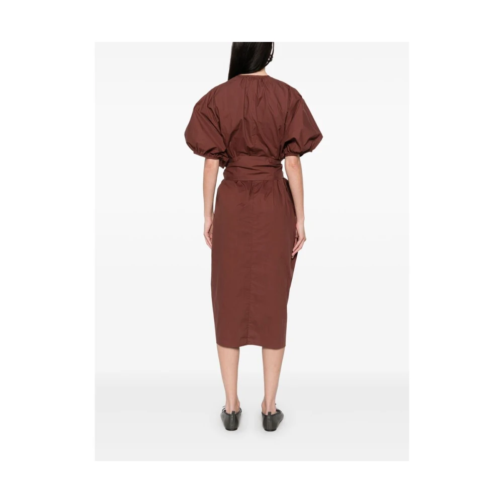 Soeur Kastanjebruine Jurk met Verstelbare Taille Brown Dames