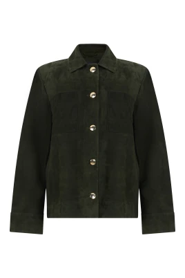 Suede Skjorta Jacka