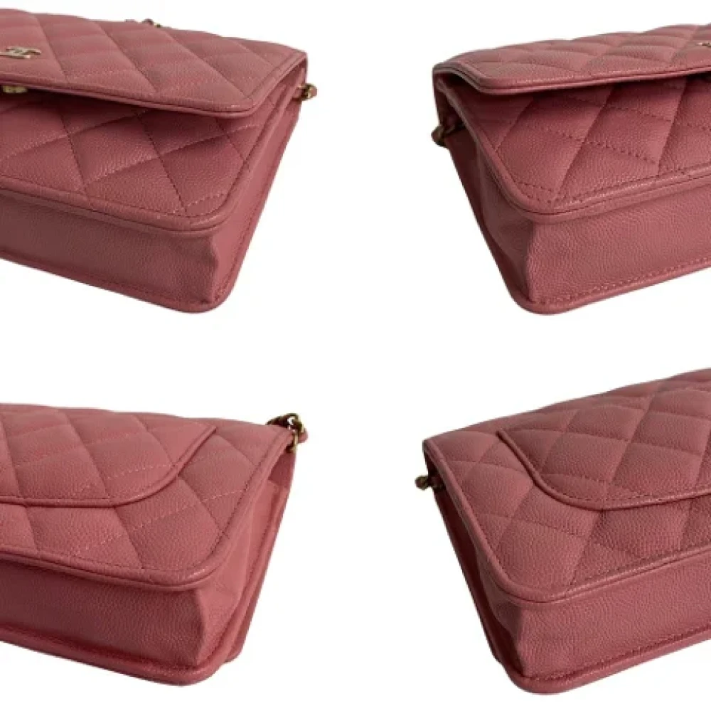 Chanel Vintage Pre-owned Fabric chanel-bags Pink Dames