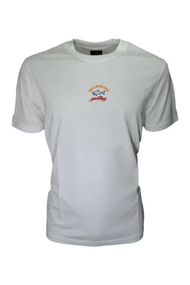 Cotton T-shirt med logotyp