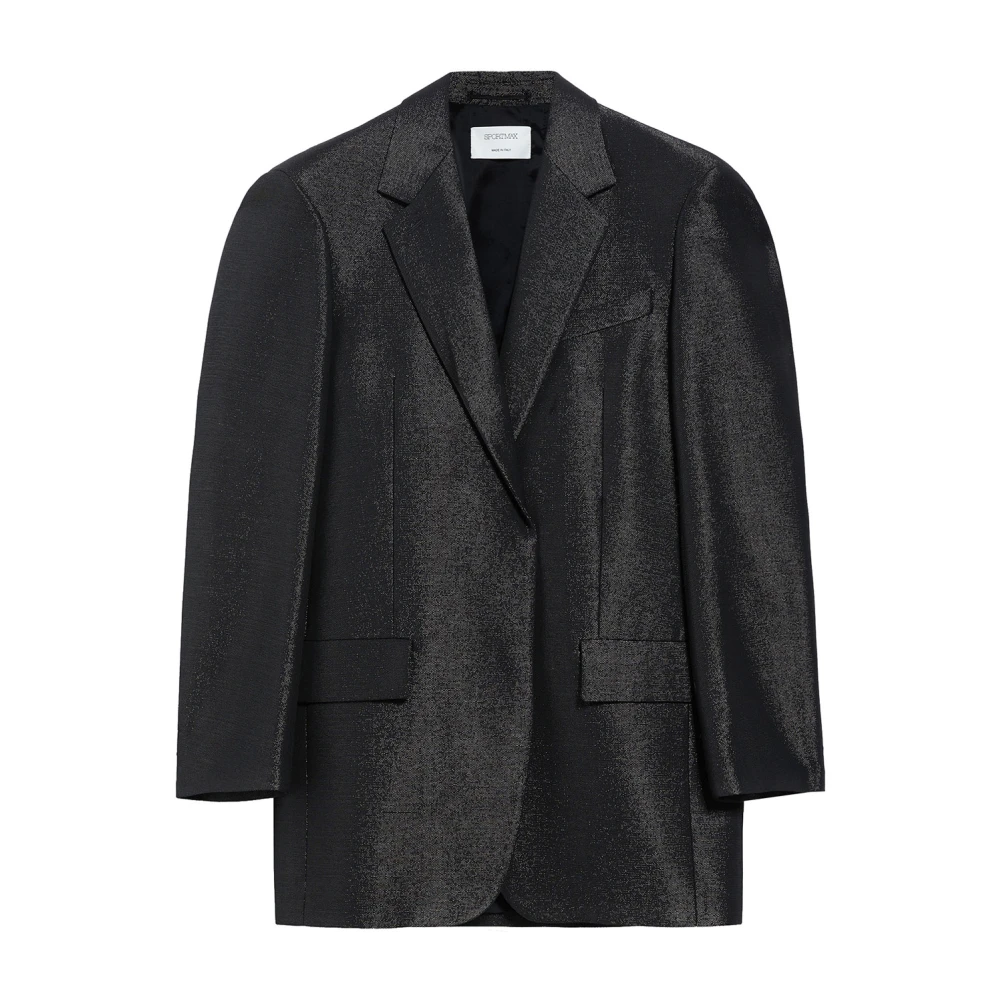 SPORTMAX Zwart Baffo Model 002 Black Dames