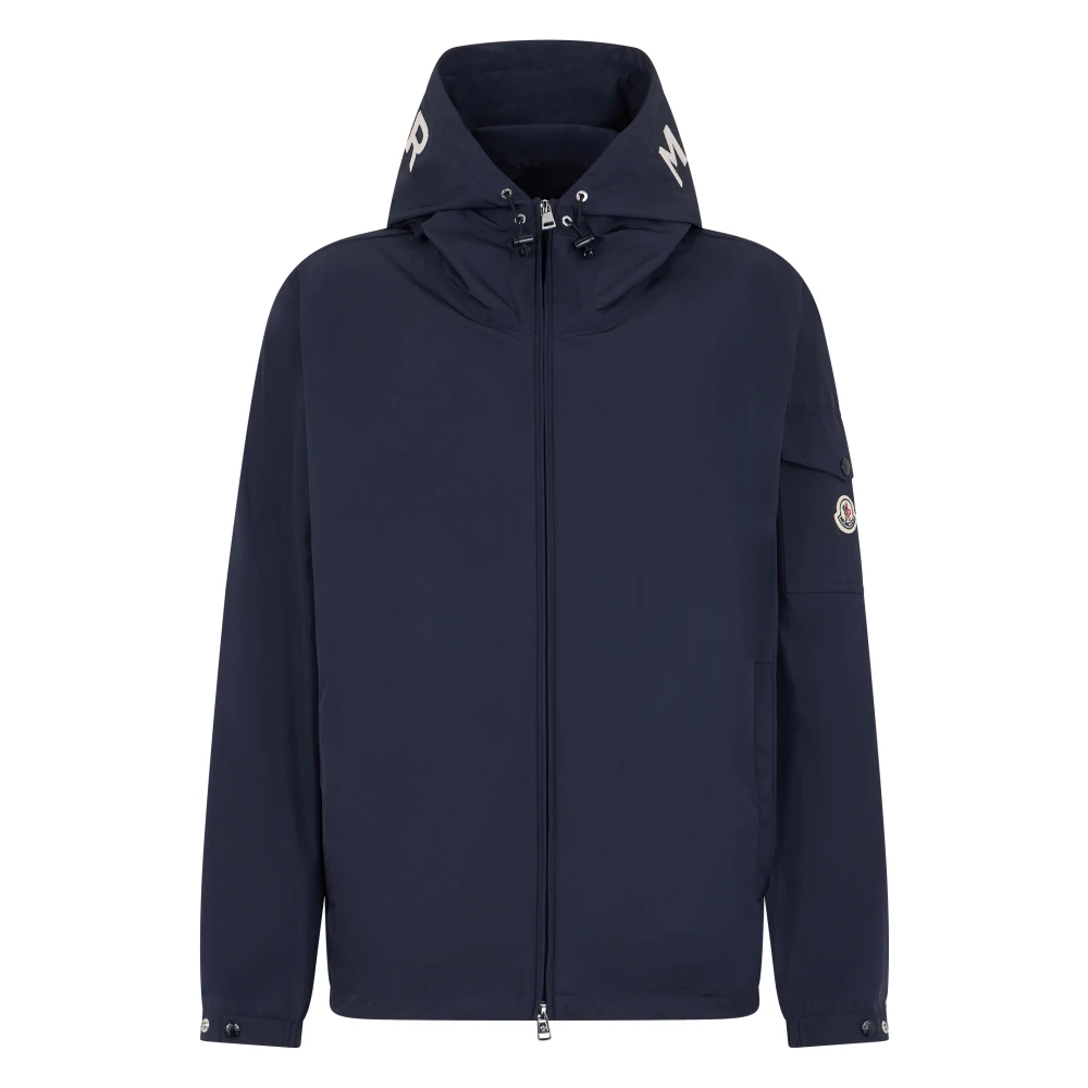 Moncler Uomo Blu Grimpeurs Hooded Windbreaker