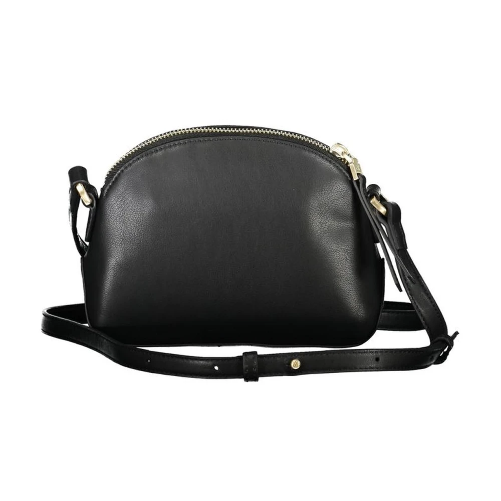 Calvin Klein Zwarte Verstelbare Handtas met Interne Zak Black Dames
