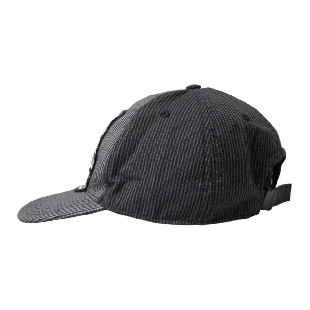 Dolce & Gabbana Zwart Logo Baseball Cap Black Heren